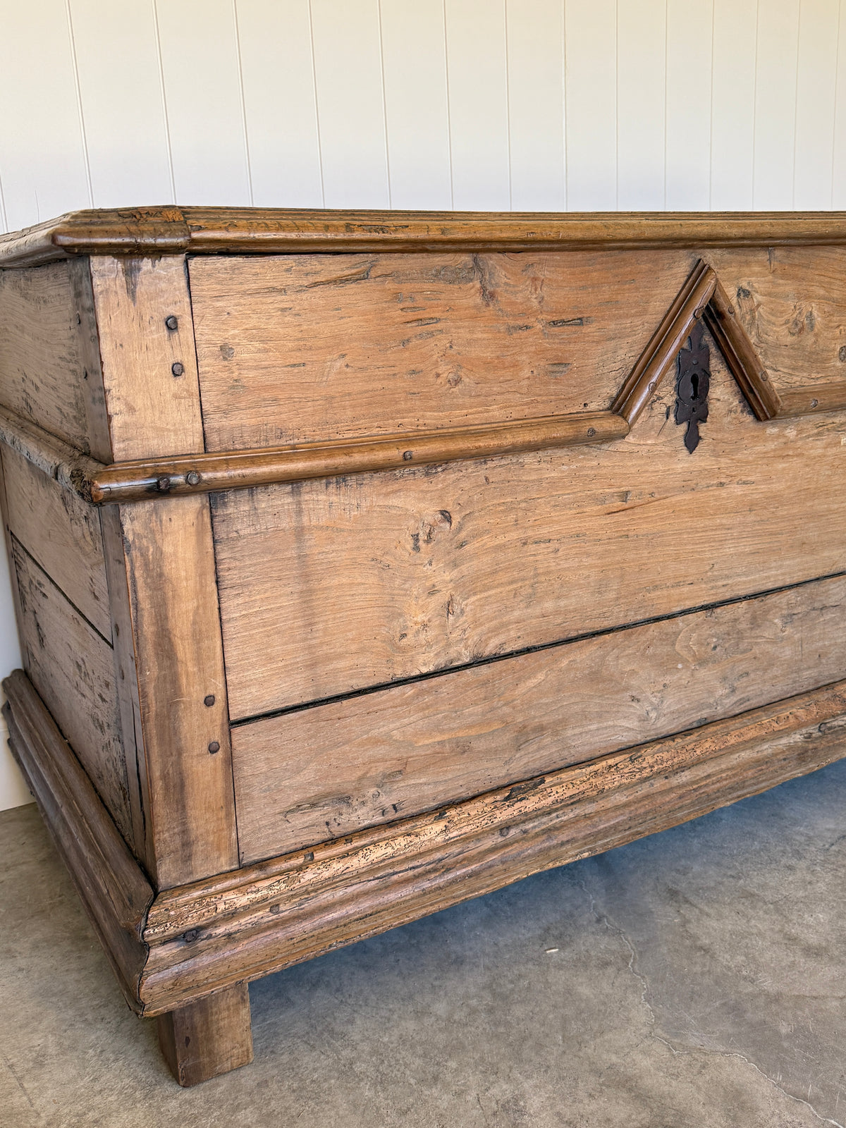 Antique French Chestnut Chest