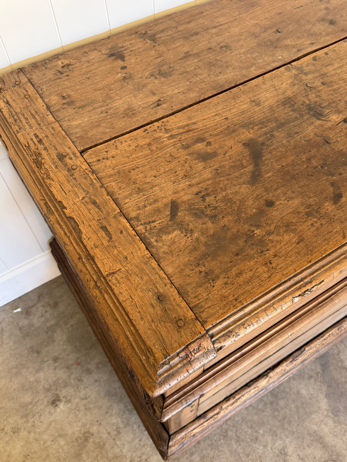 Antique French Chestnut Chest