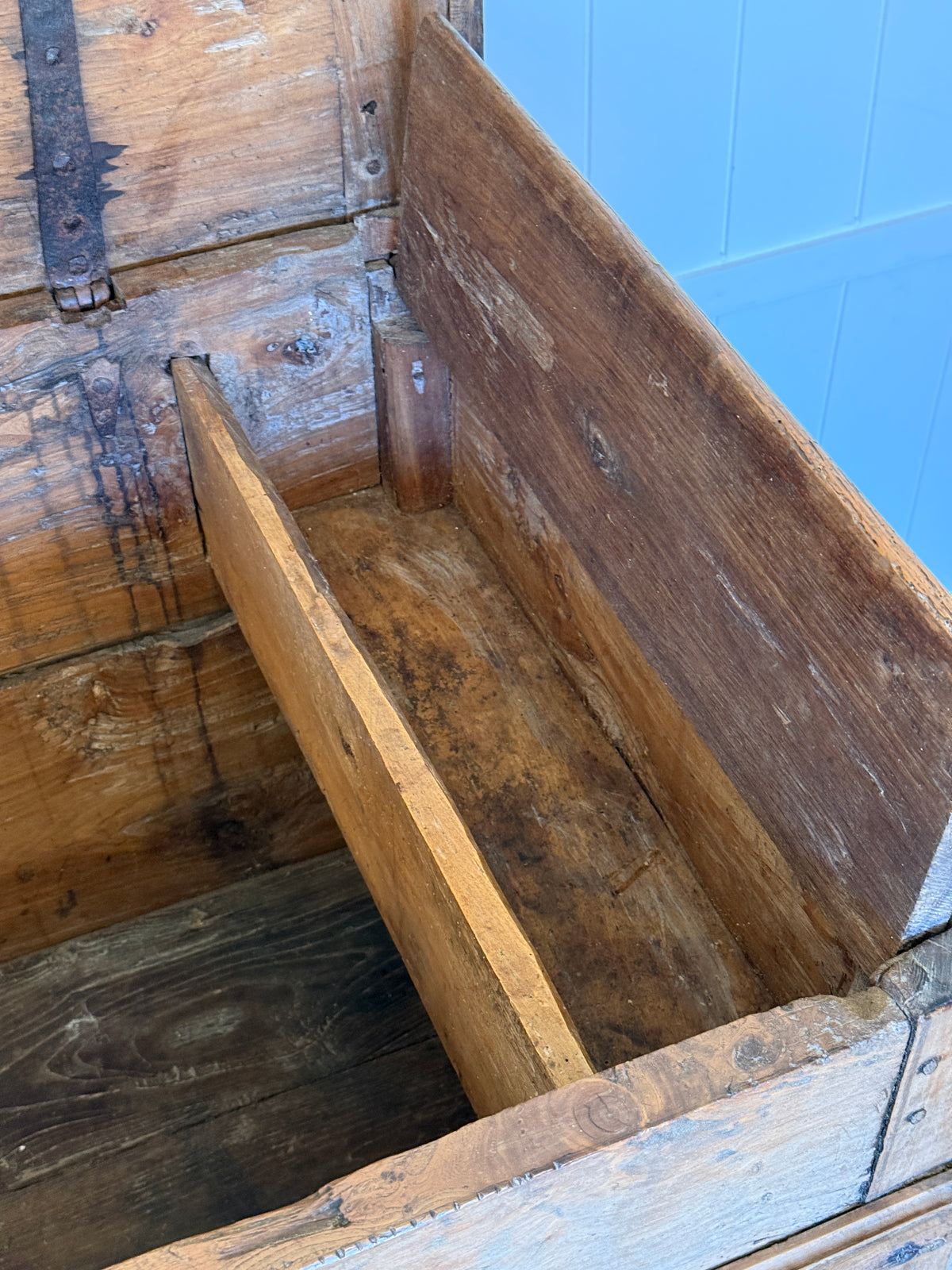 Antique French Chestnut Chest