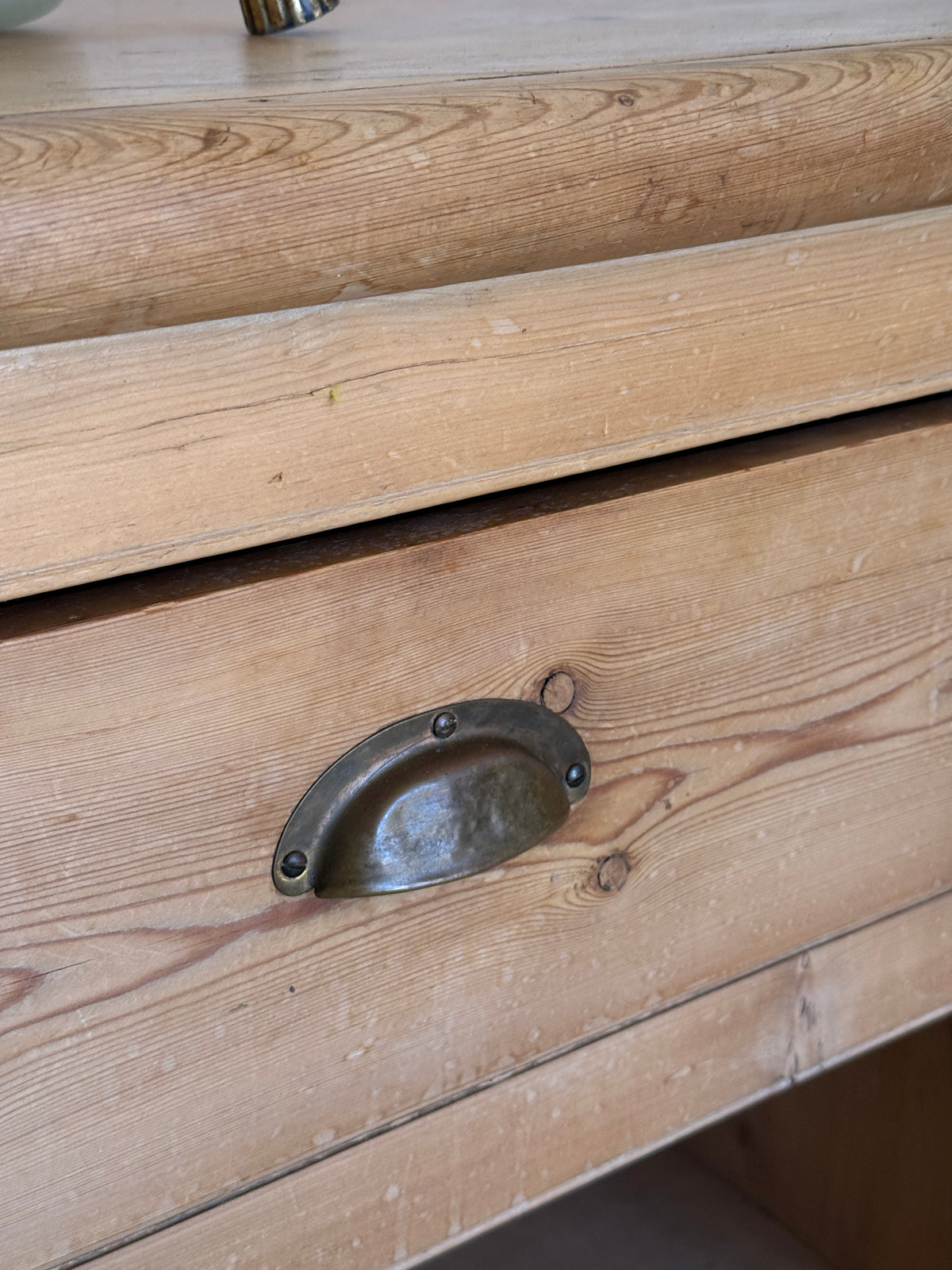 Antique English Pine Sideboard