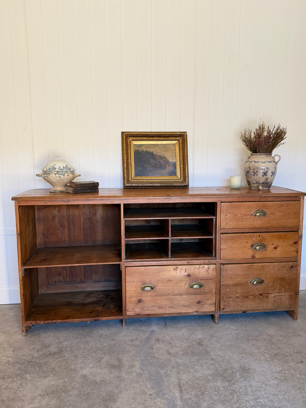 Antique English Shop Counter