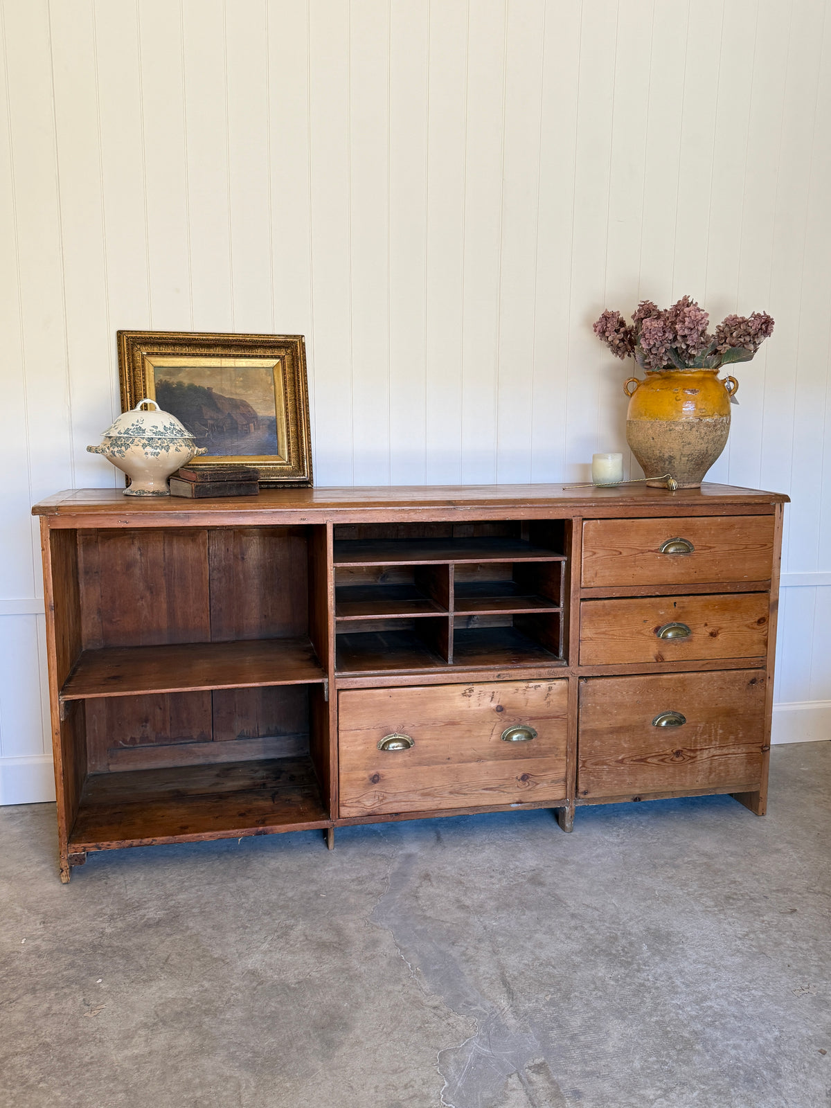 Antique English Shop Counter
