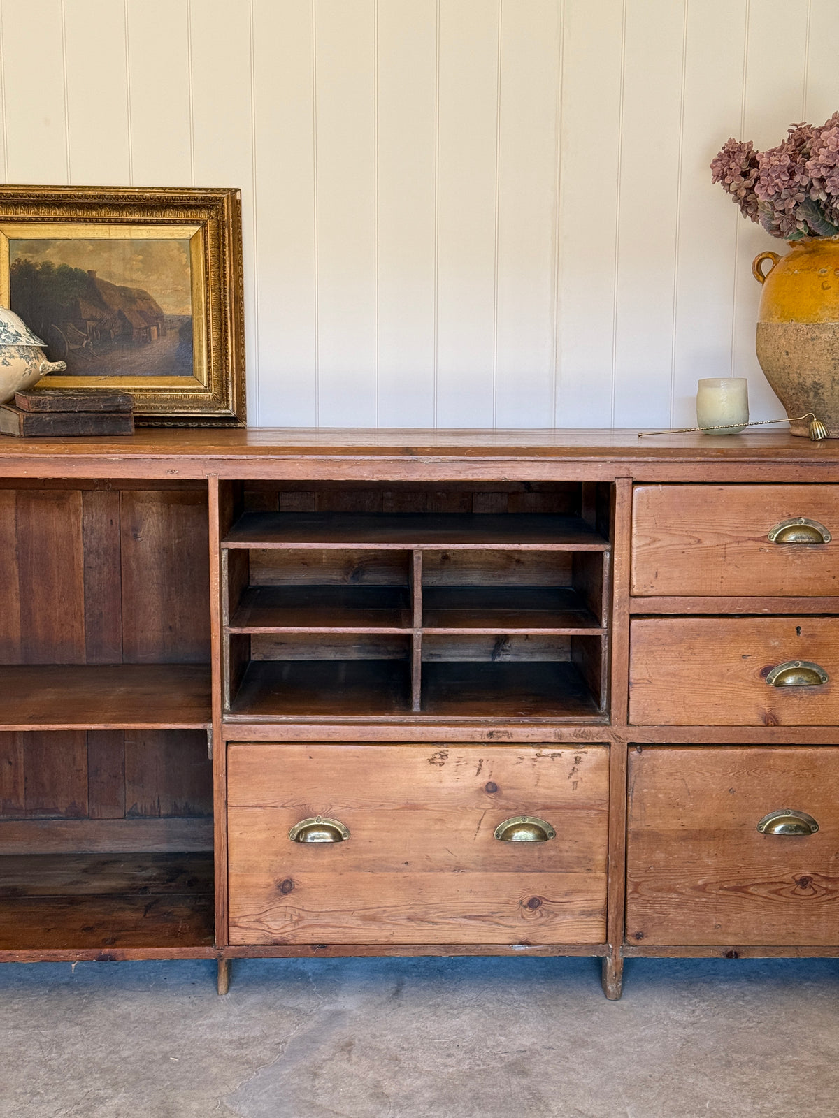Antique English Shop Counter