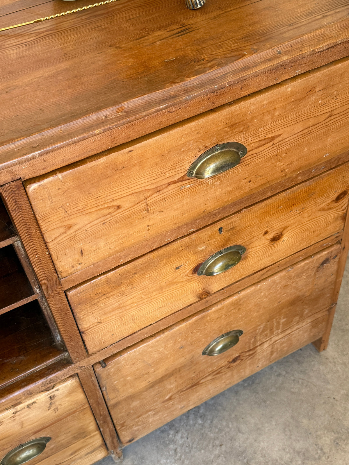 Antique English Shop Counter