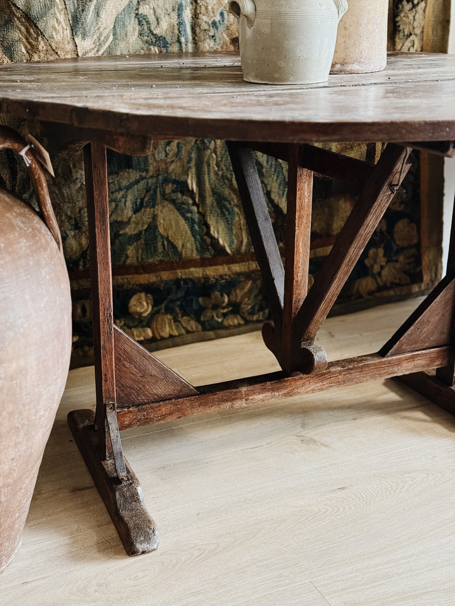 19th Century French Folding Wine Table