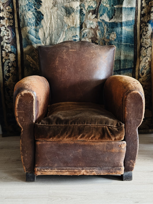 Antique French Moustache Chair