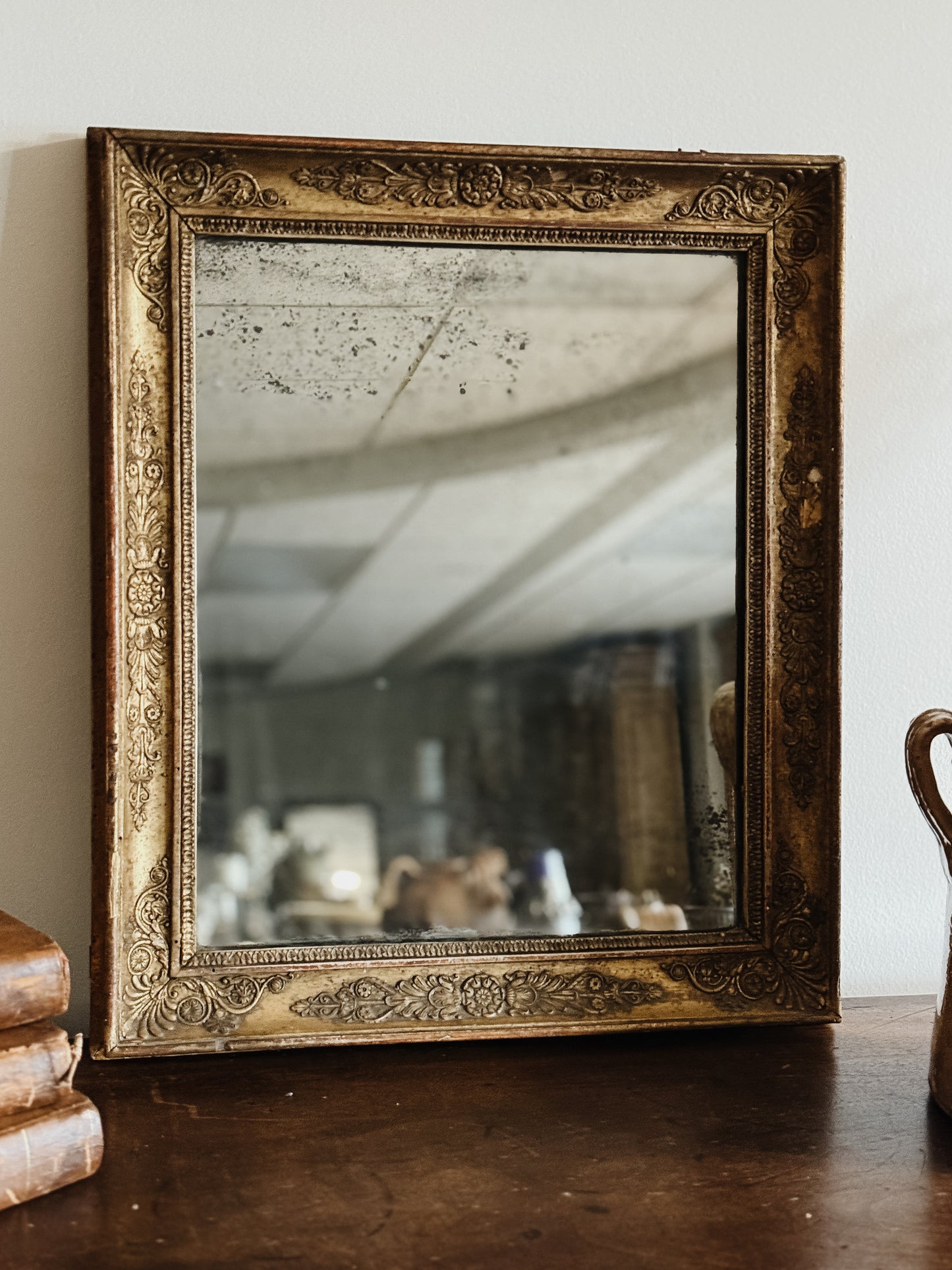 Antique French Gilded Mirror