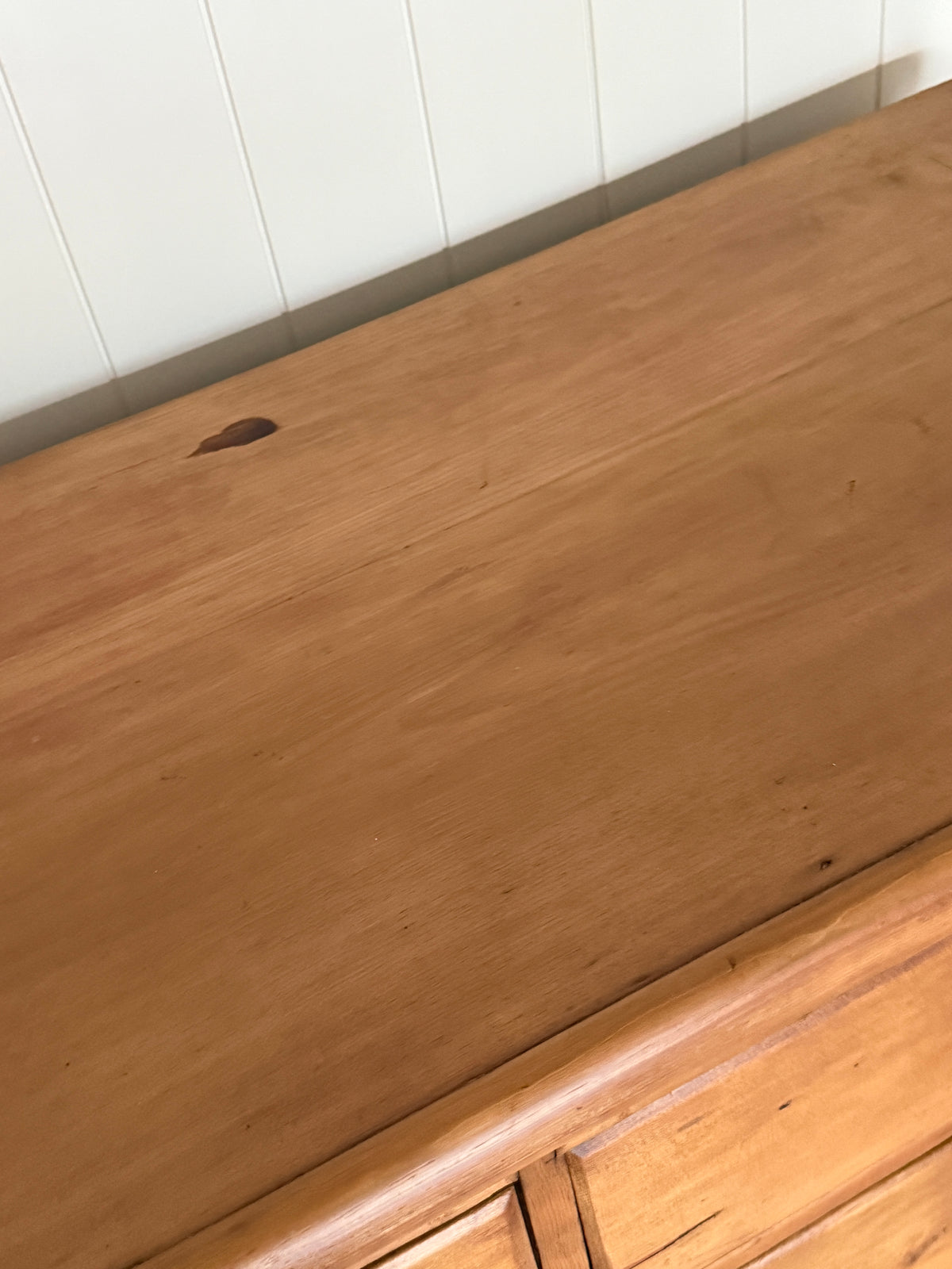 Antique English 2/3 Pine Chest of Drawers