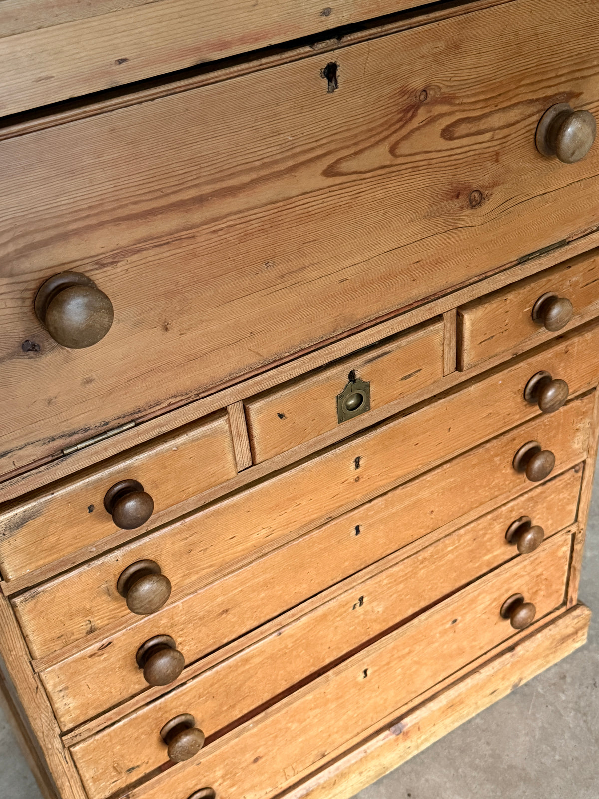 Antique English Secretary Desk