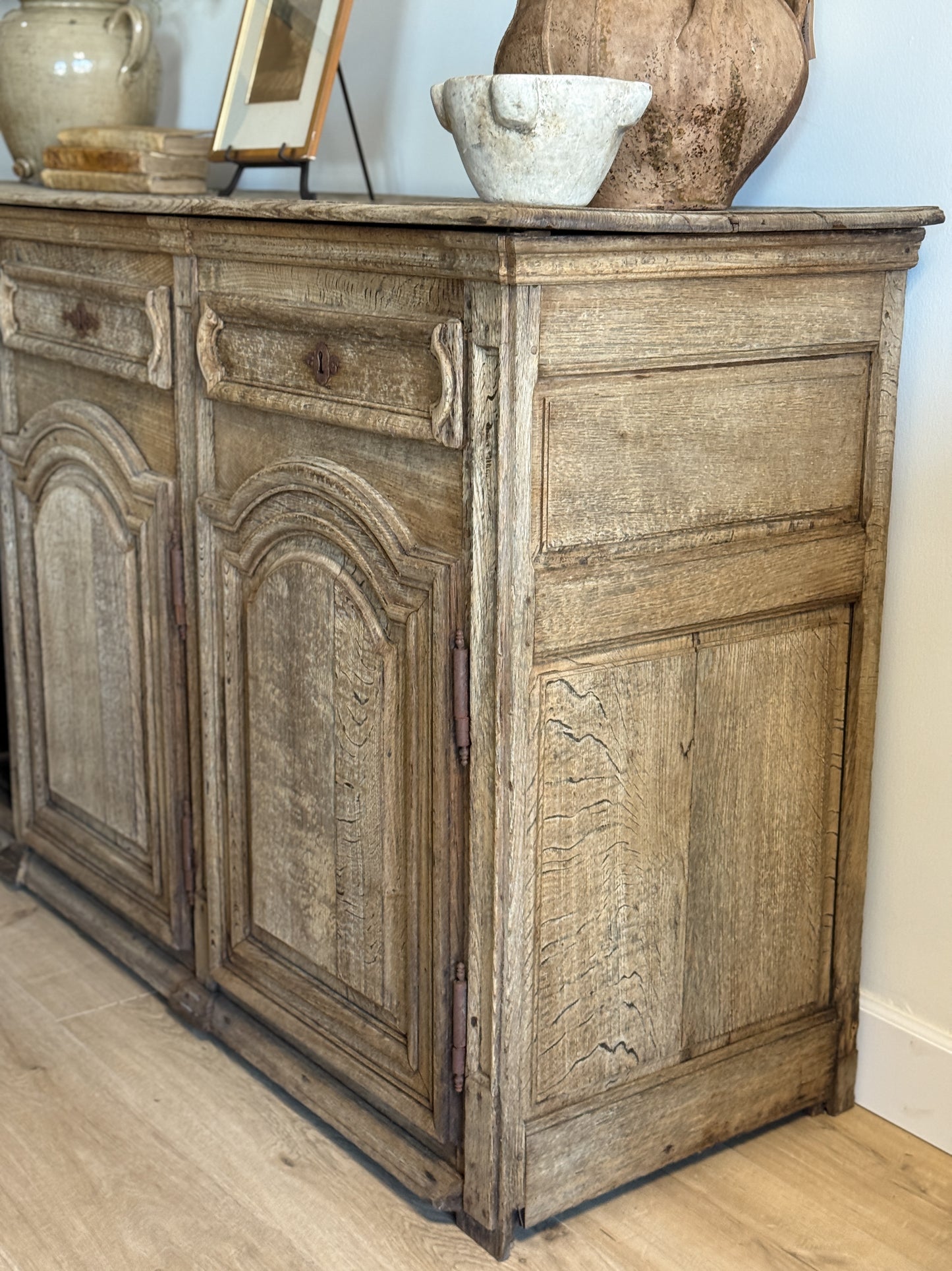 Antique French Oak Sideboard