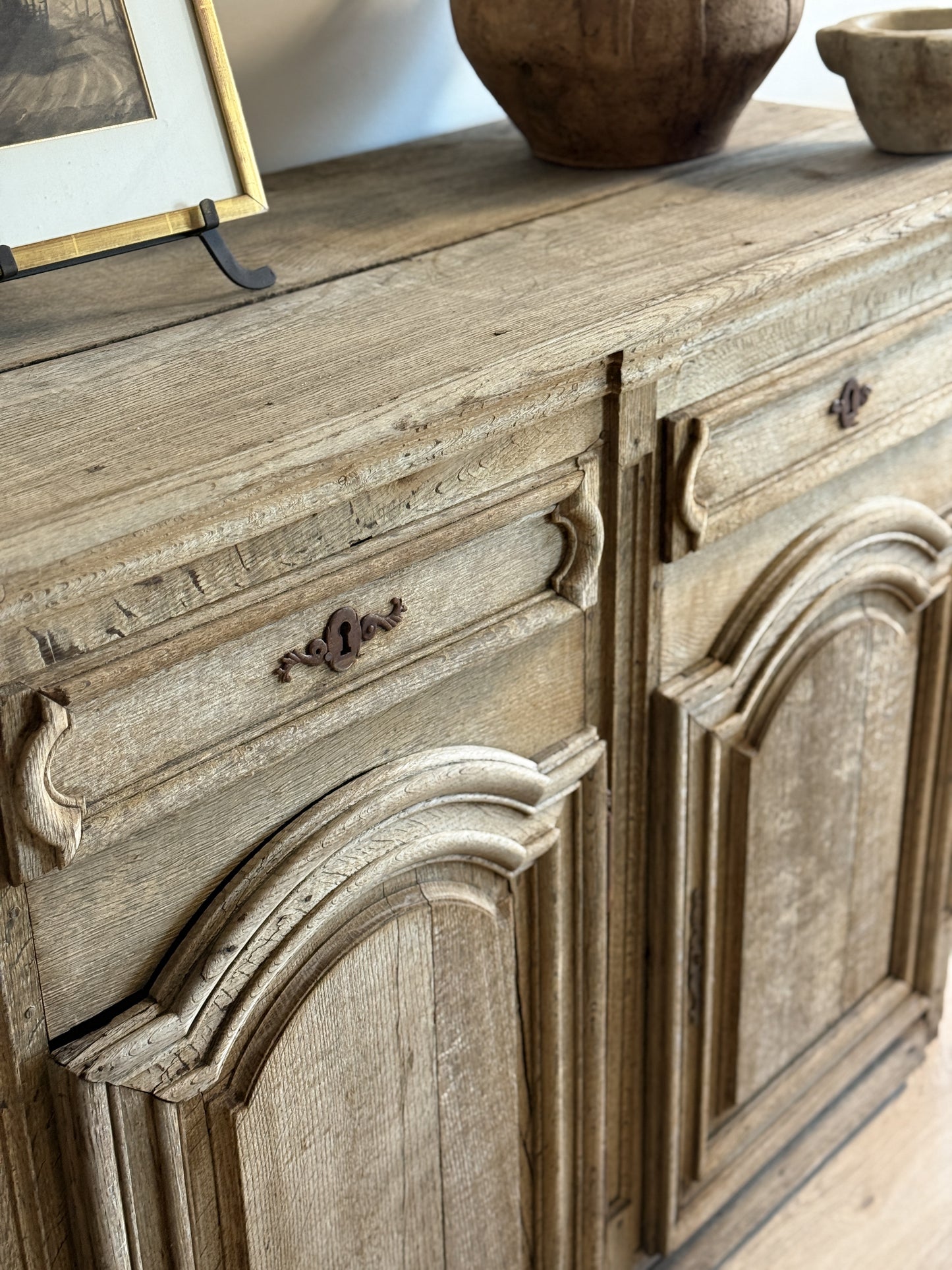 Antique French Oak Sideboard