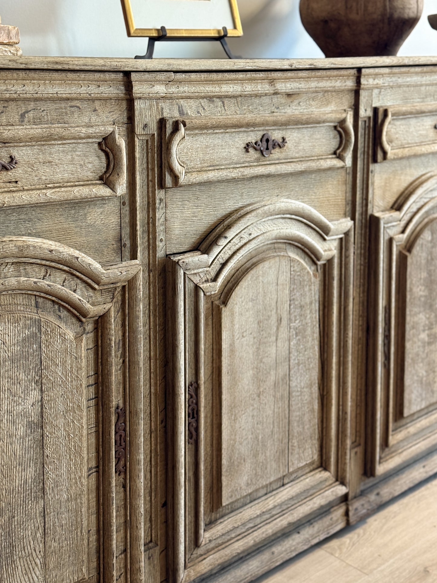 Antique French Oak Sideboard