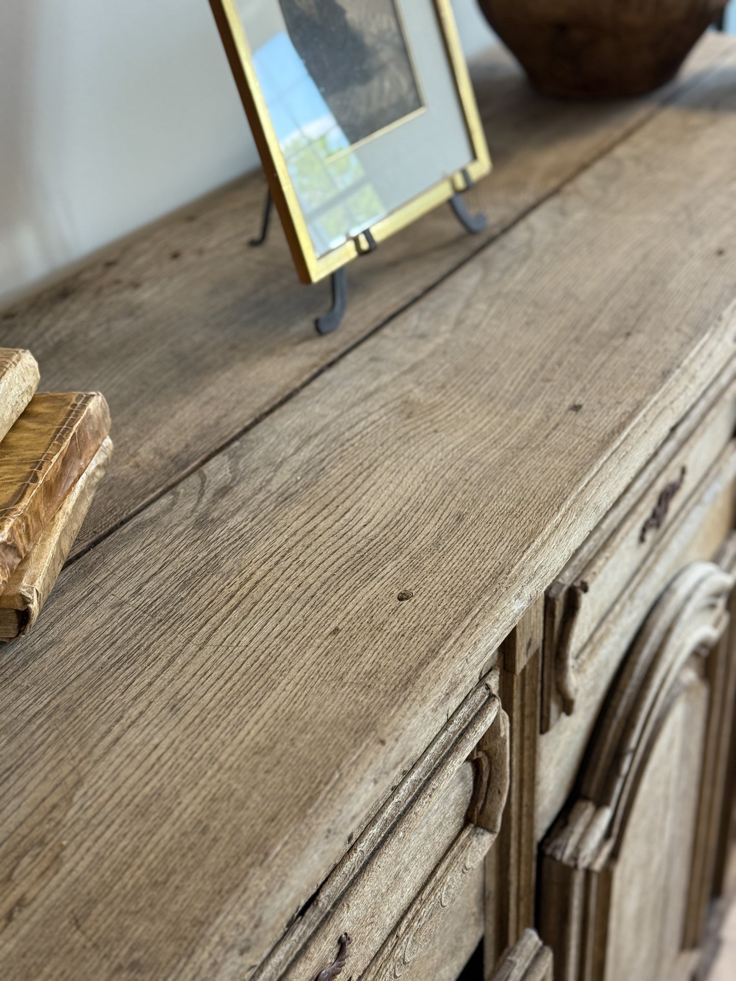 Antique French Oak Sideboard