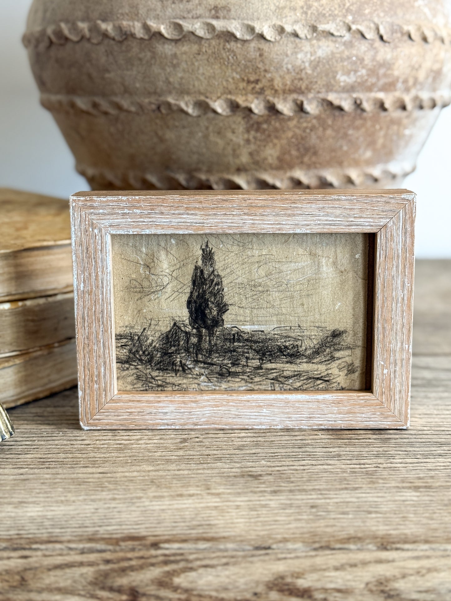 Antique Framed French Sketches
