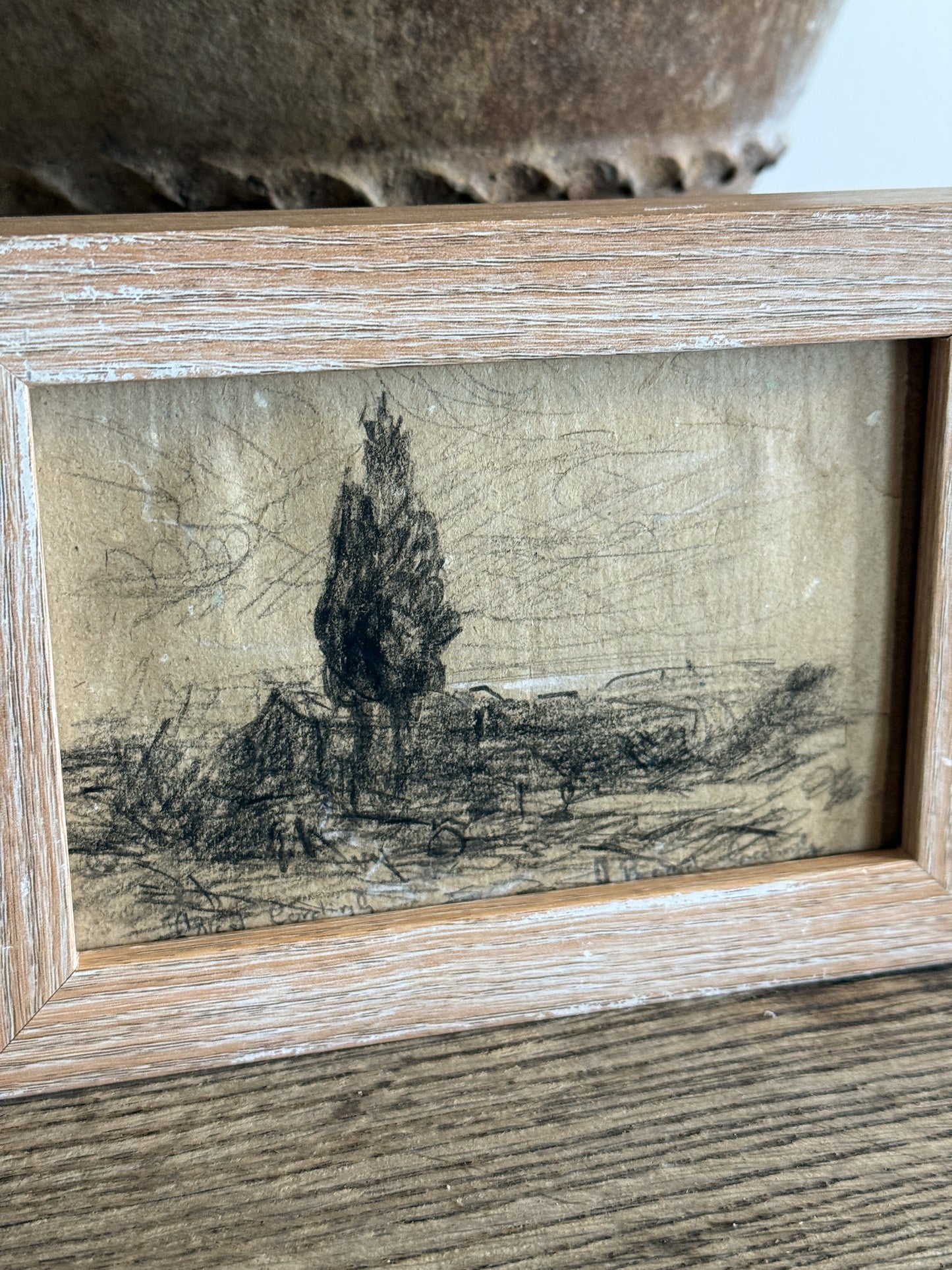 Antique Framed French Sketches