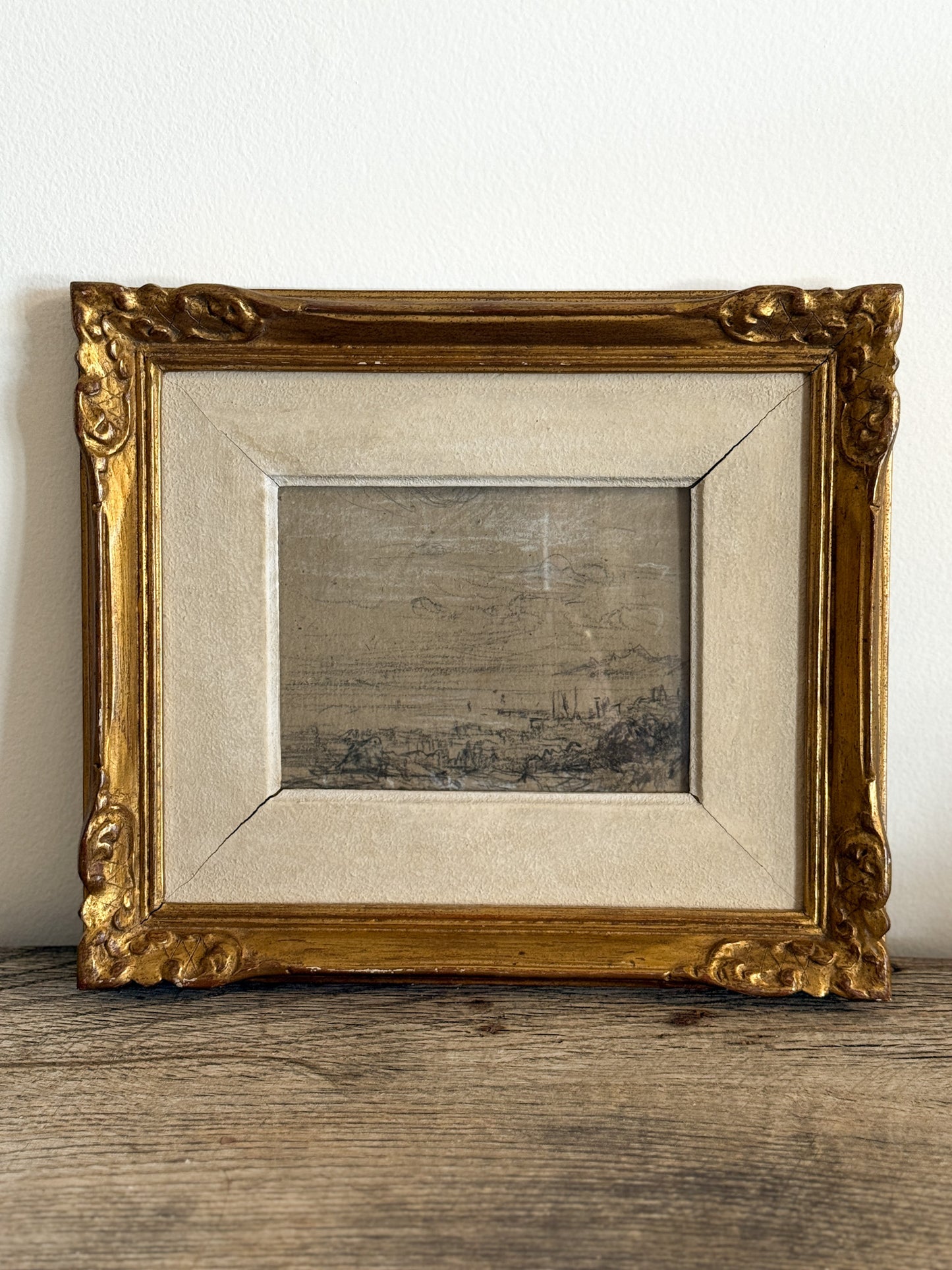 Antique Framed French Sketches