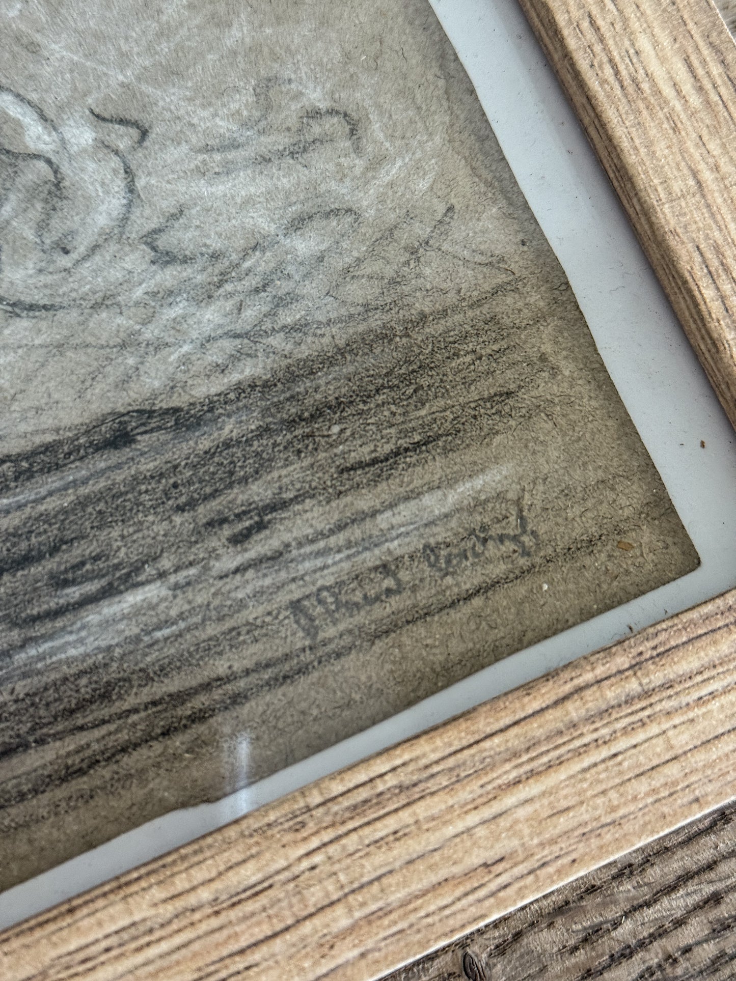 Antique Framed French Sketches