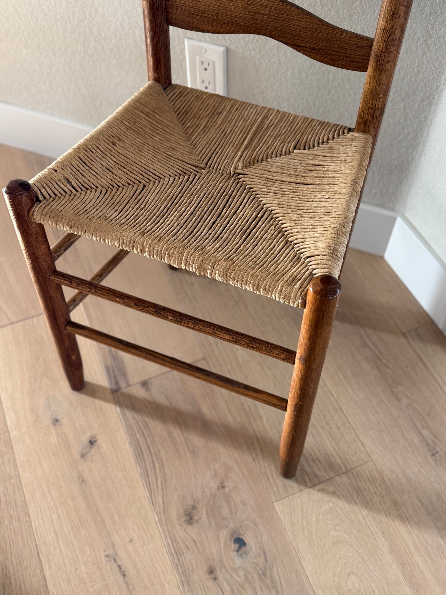 Antique French Rush Chair