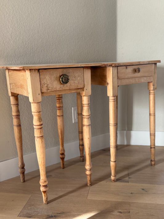 Pair of Antique English Nightstands
