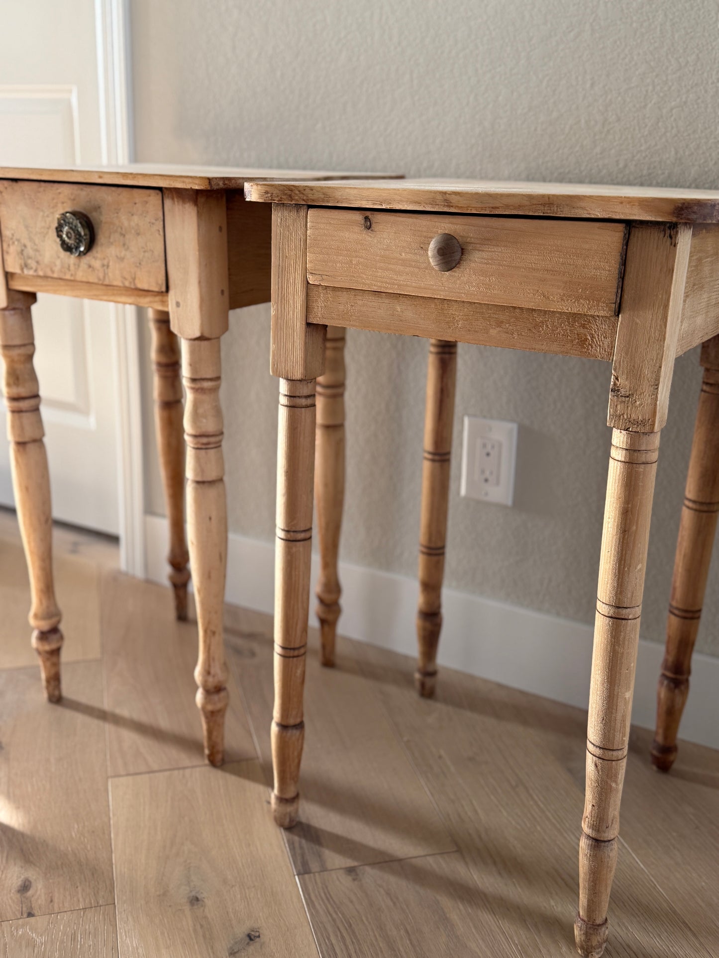 Pair of Antique English Nightstands