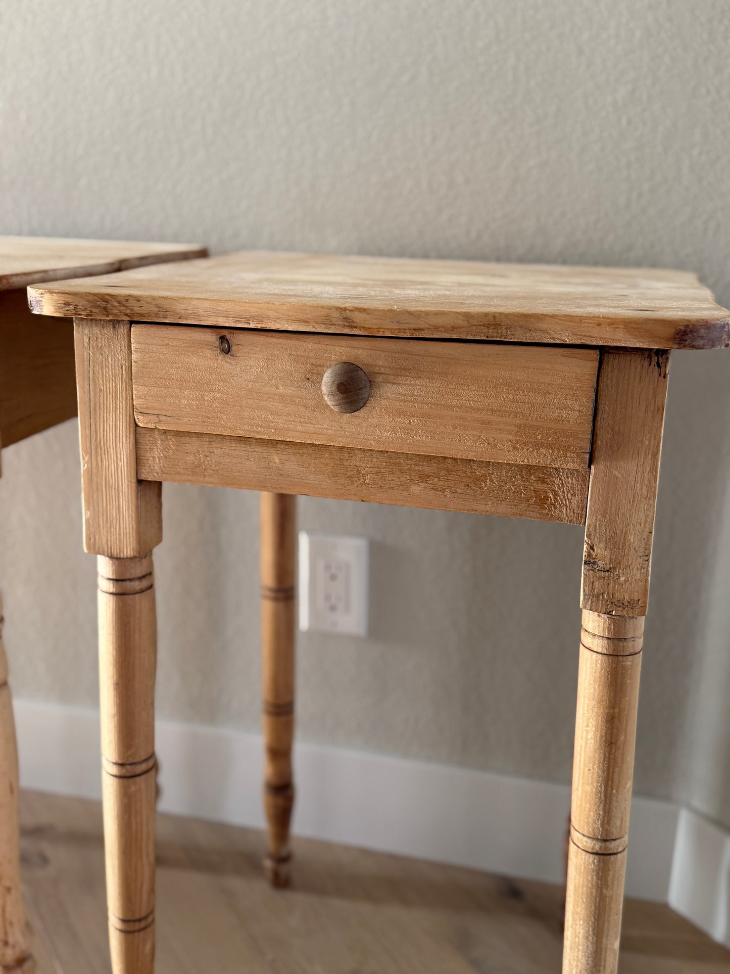 Pair of Antique English Nightstands
