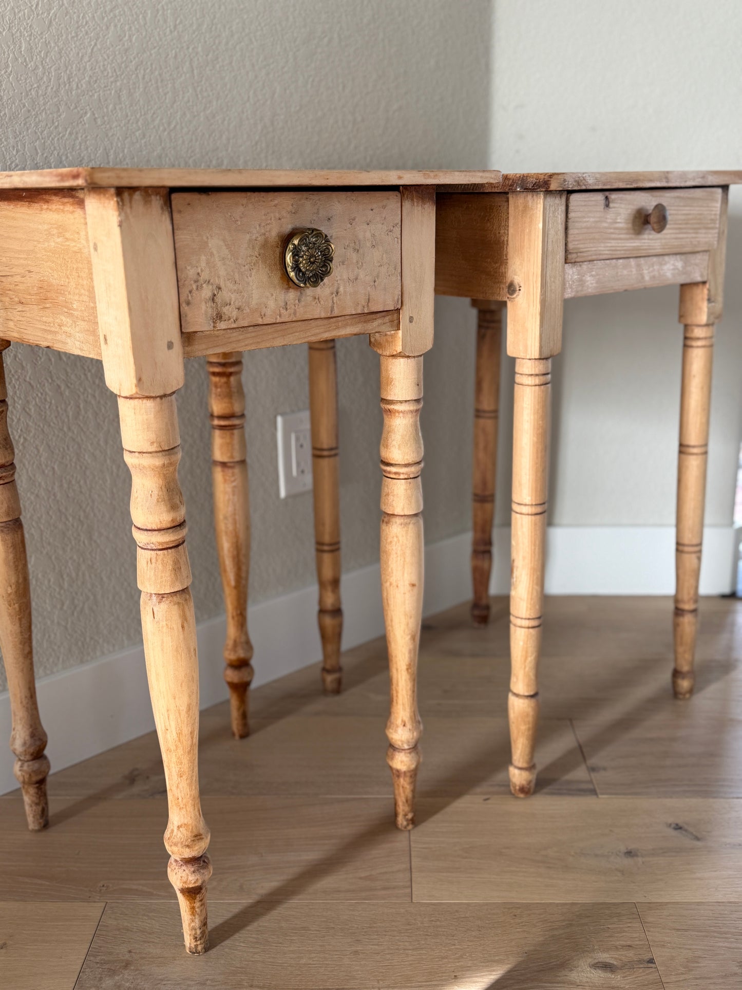 Pair of Antique English Nightstands