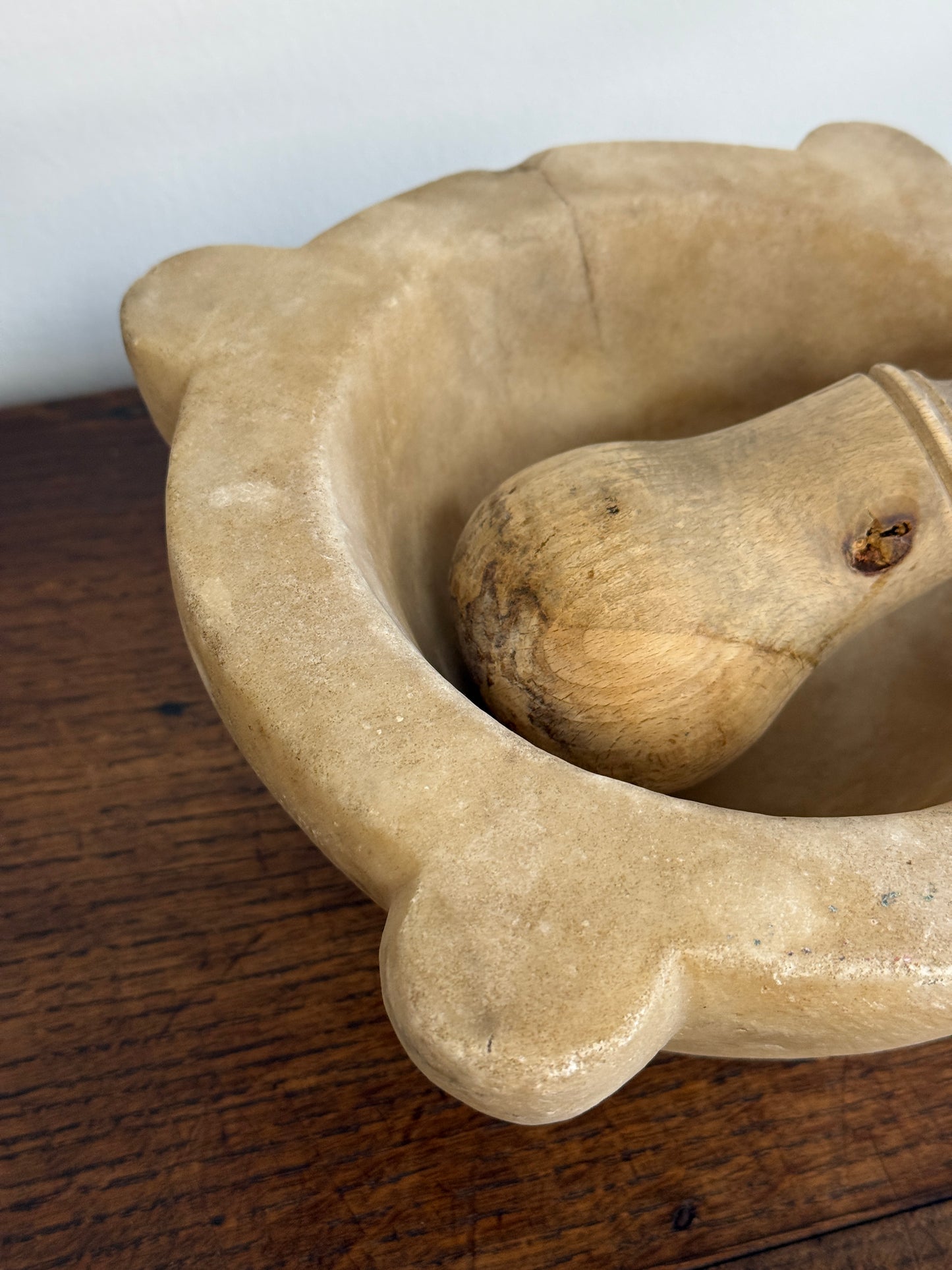 Antique 17/18th Century French Marble Mortars