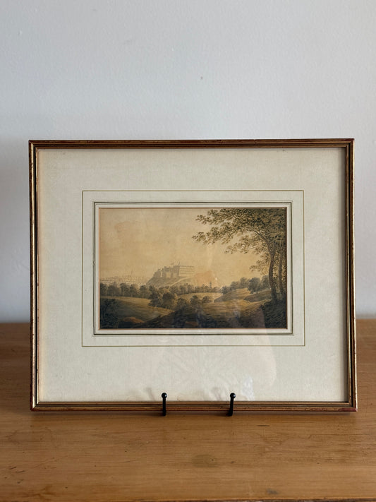 Late 18th English Watercolor Landscape Painting, Attr W.Payne