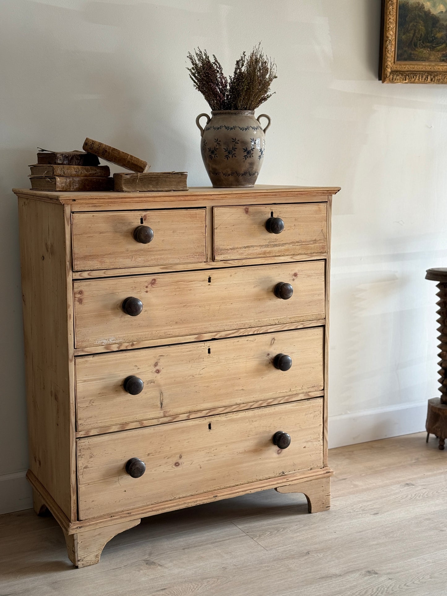 Antique English Pine Dresser/Chest of Drawers