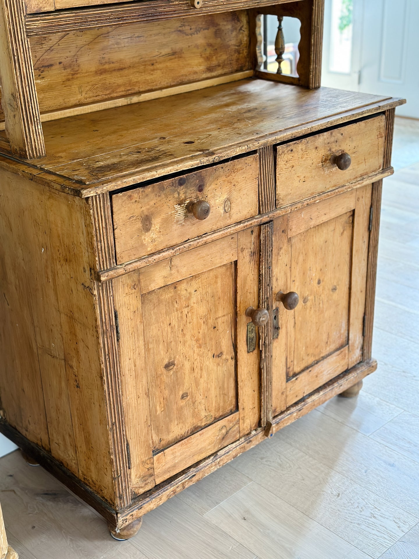 Antique Pine Hutch