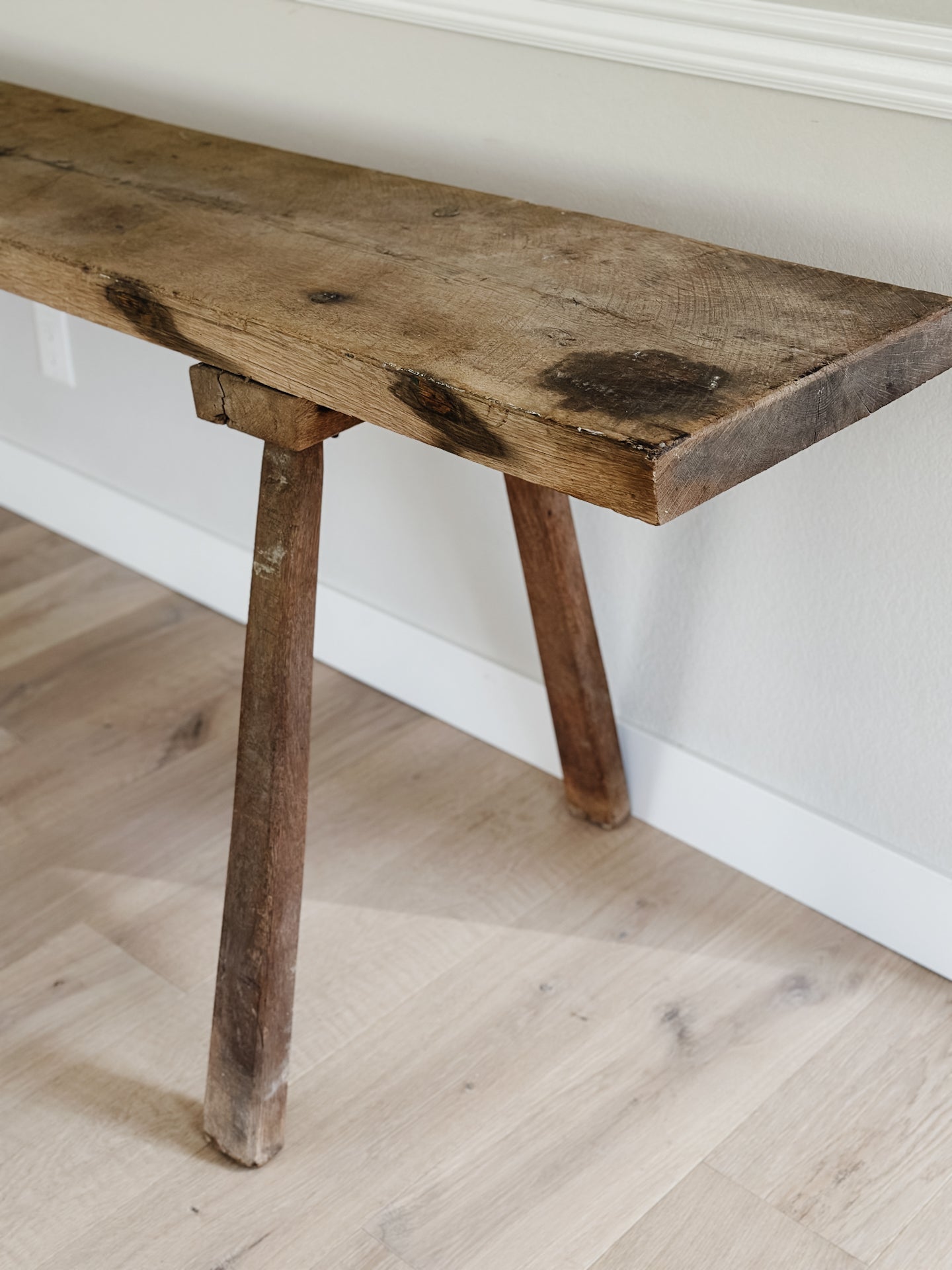 Monumental Antique French Butcher Table/Console