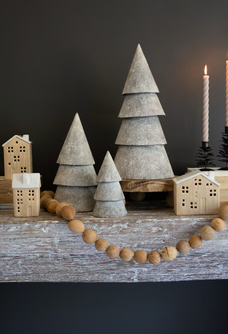 Set of 3 Metal Christmas Trees