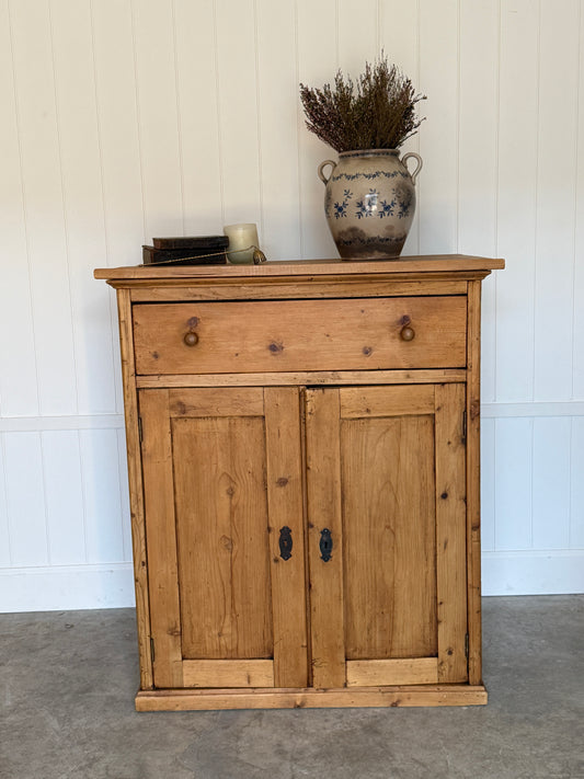 Antique English Pine Cupboard