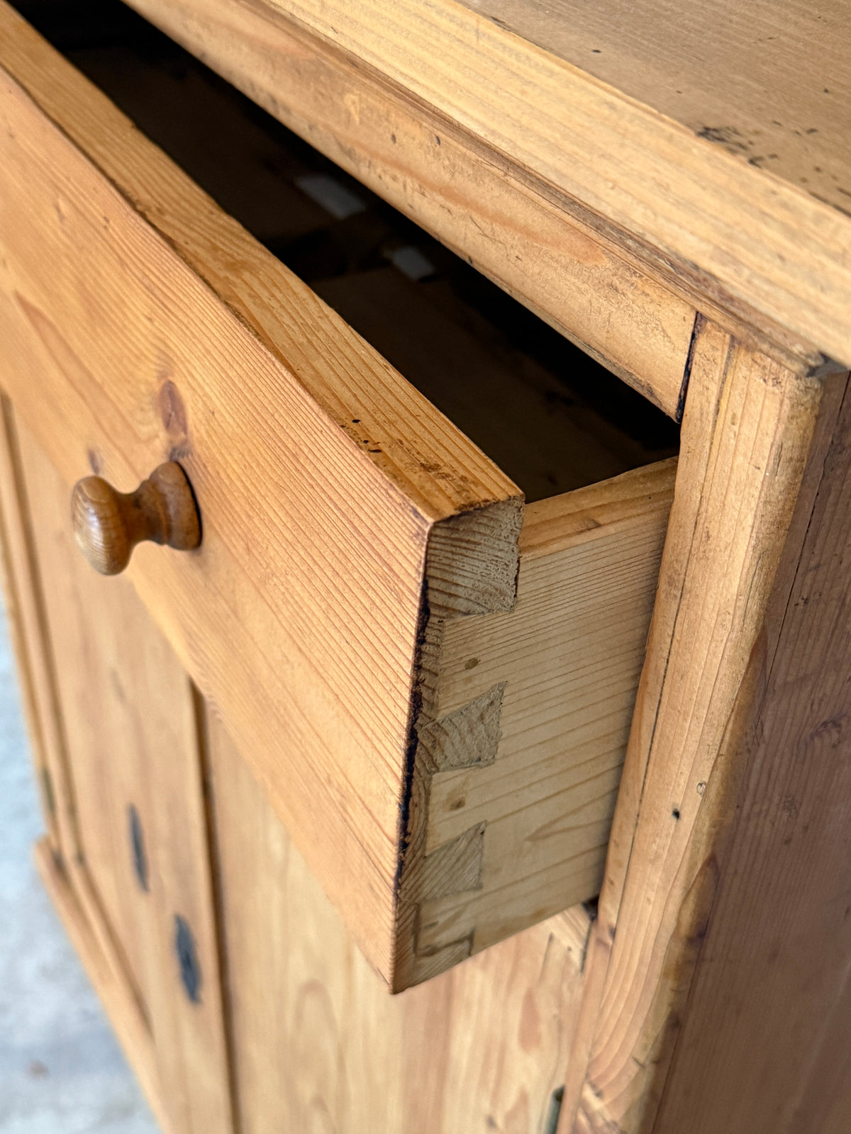 Antique English Pine Cupboard