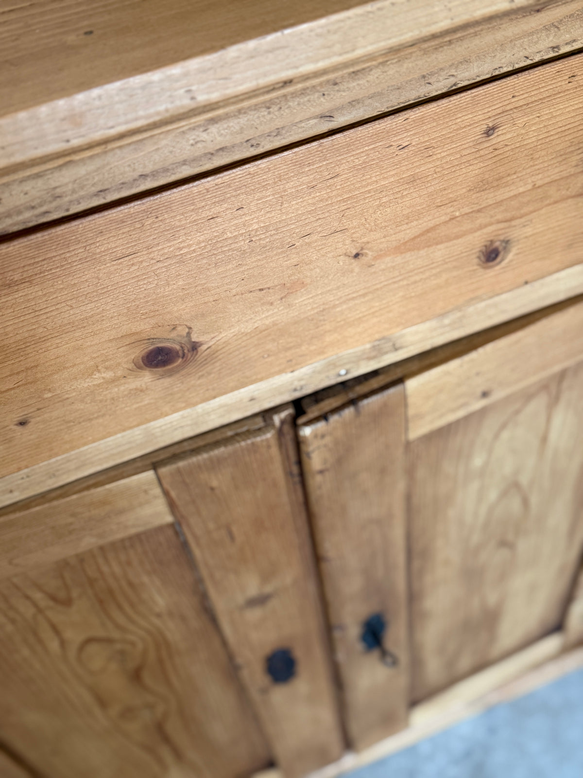 Antique English Pine Cupboard