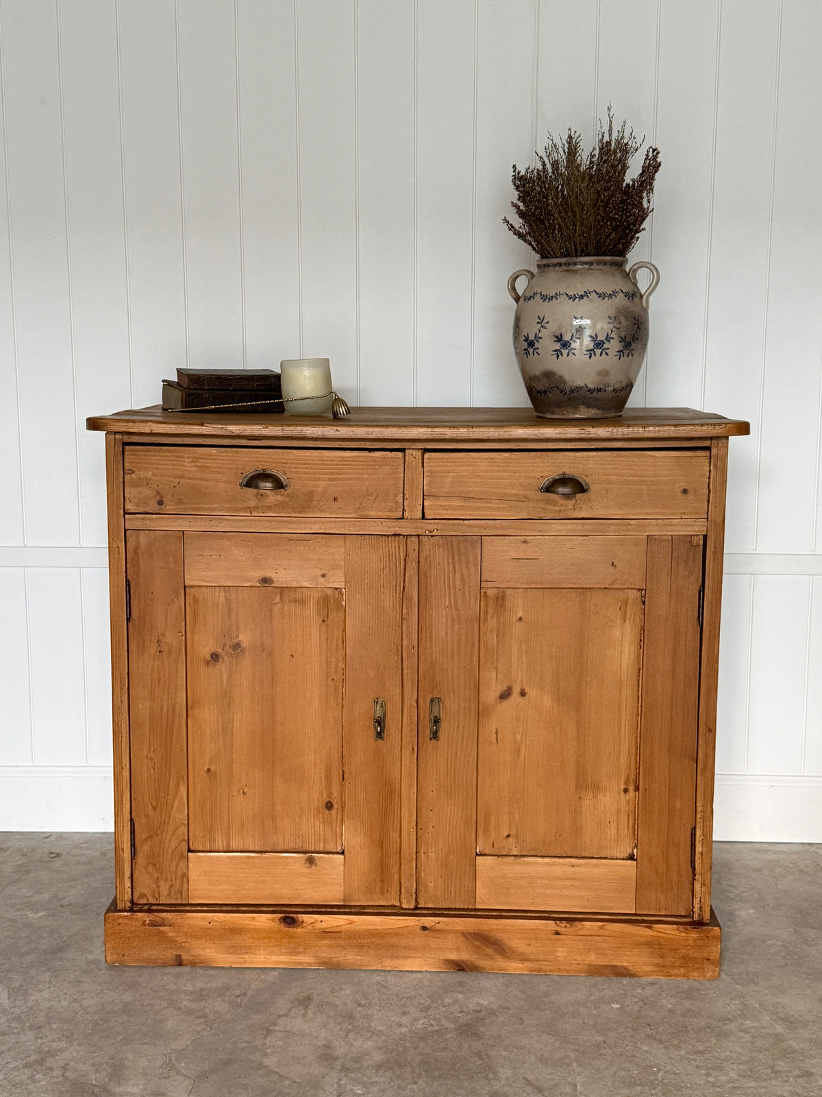 Antique English Pine Cupboard
