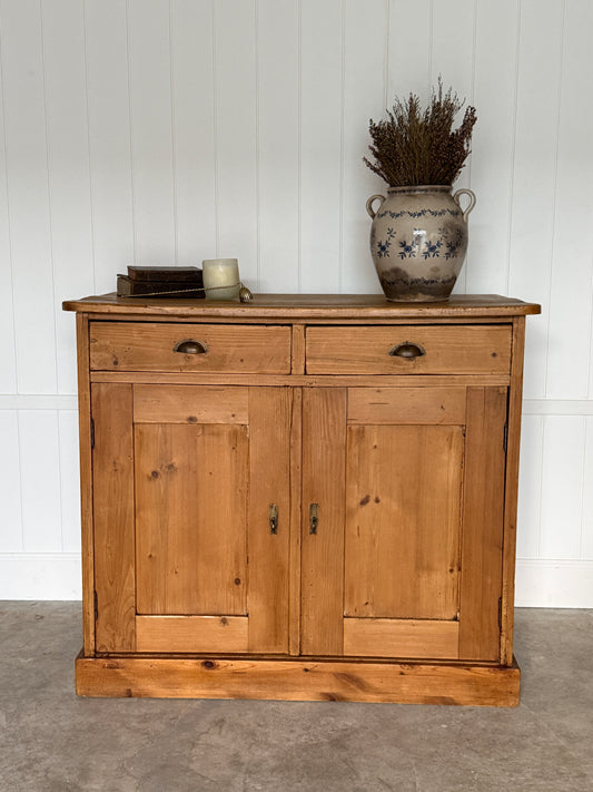 Antique English Pine Cupboard