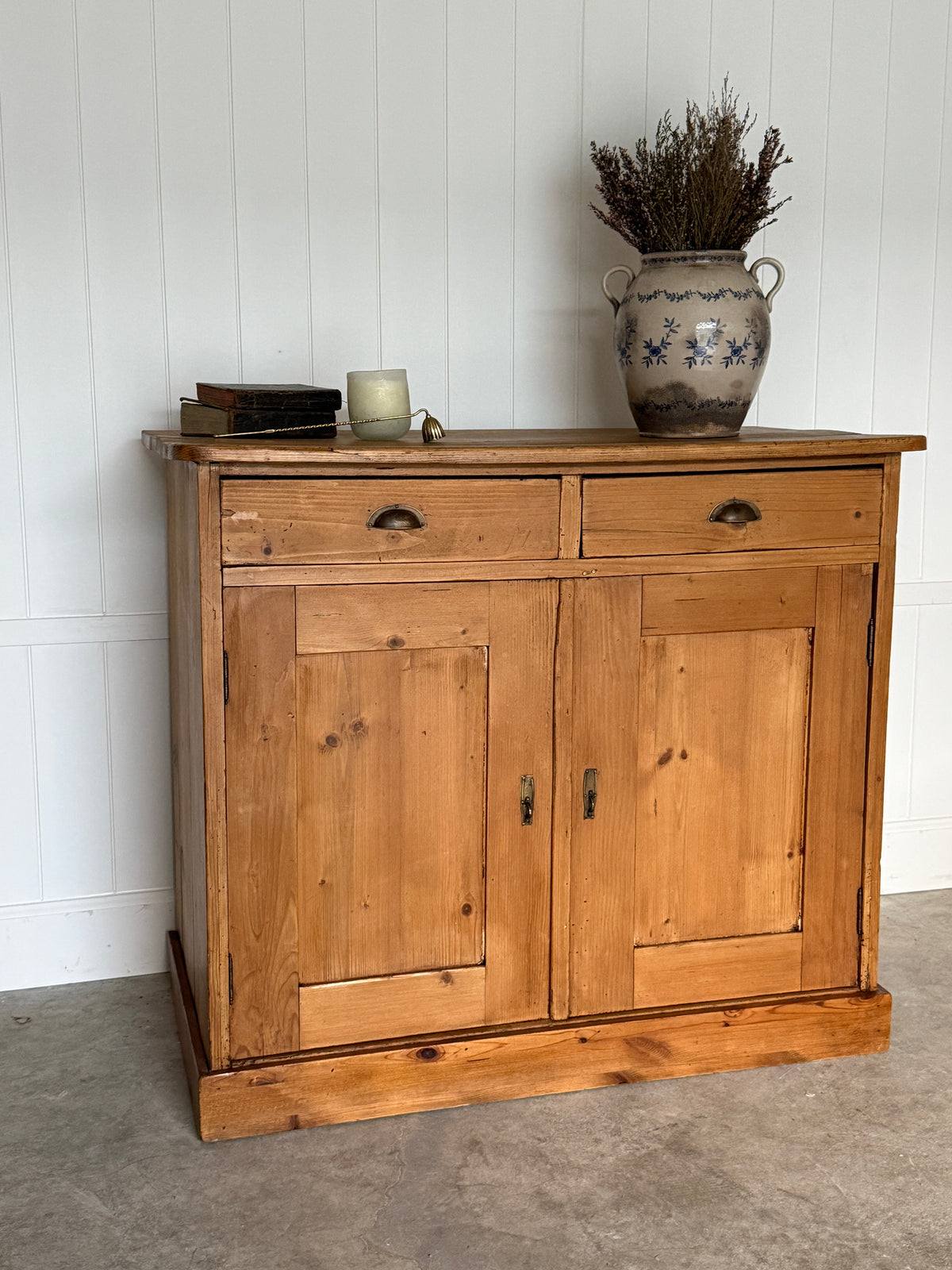 Antique English Pine Cupboard