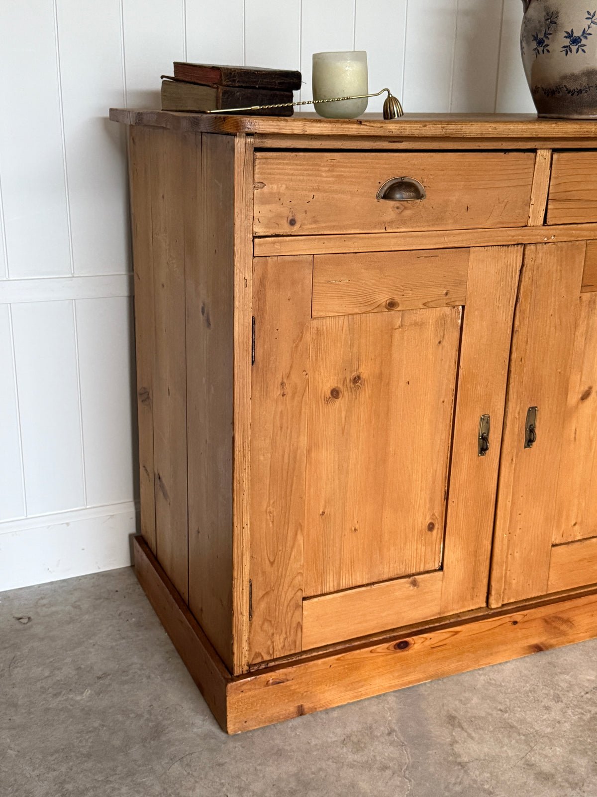 Antique English Pine Cupboard