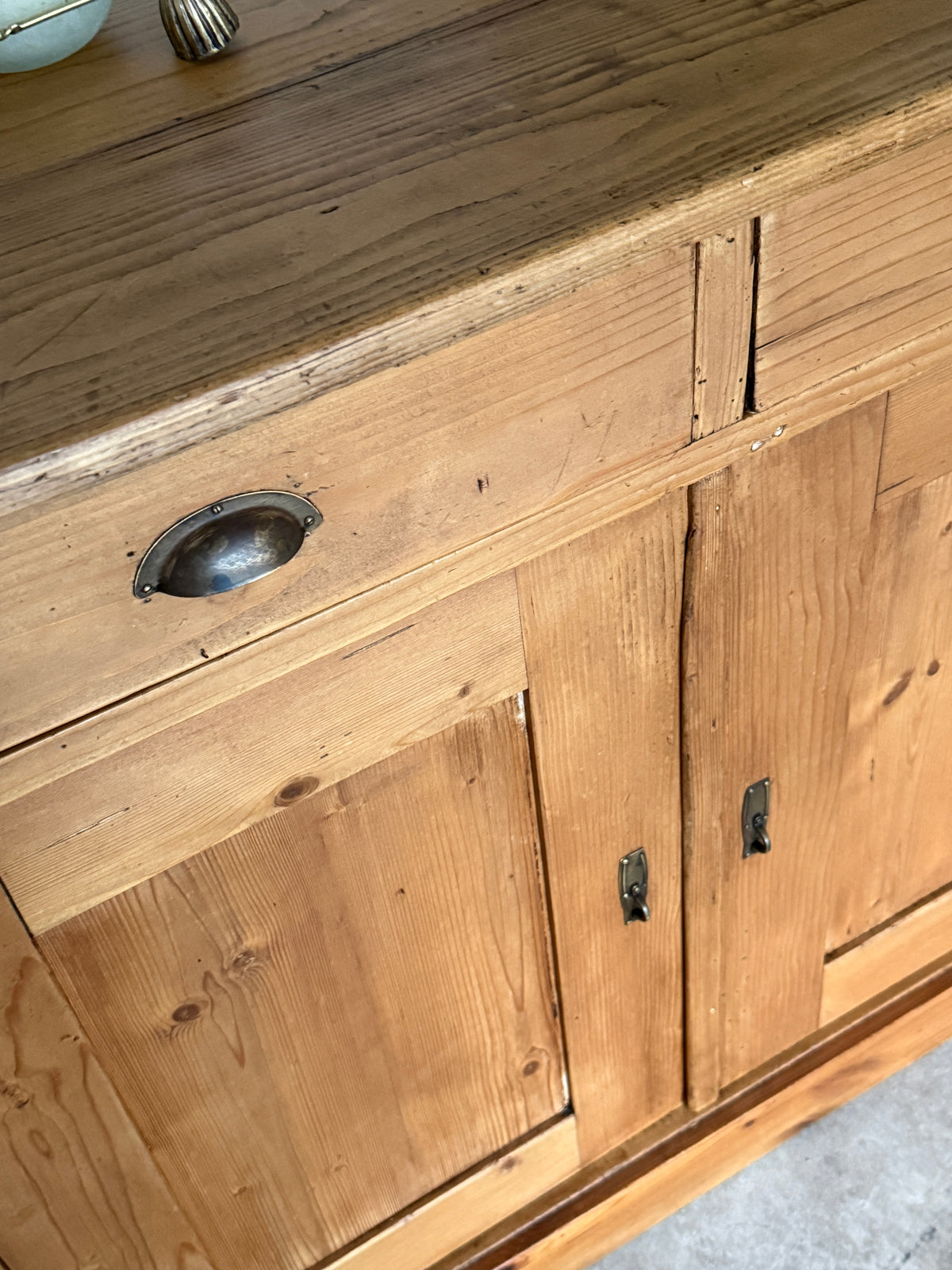 Antique English Pine Cupboard