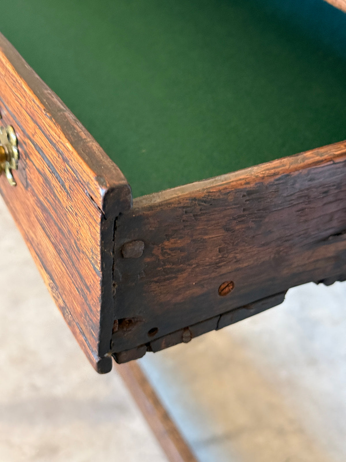 18th Century English Oak Side Table