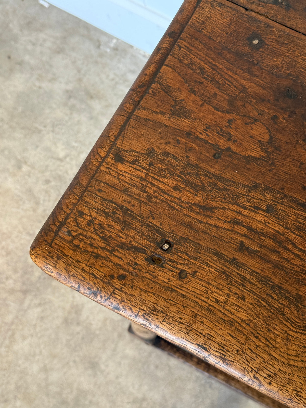 18th Century English Oak Side Table