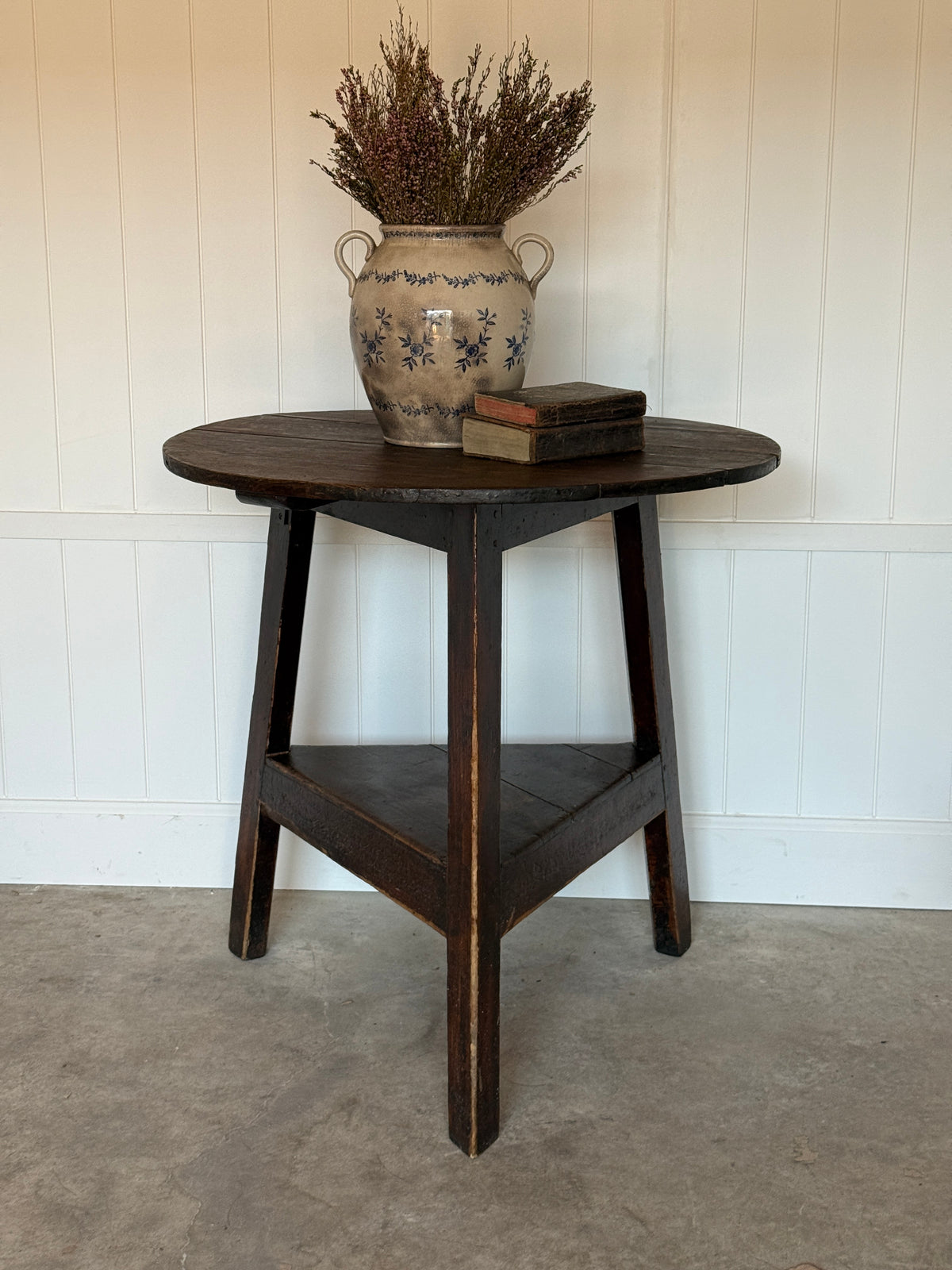 Antique English Cricket Table