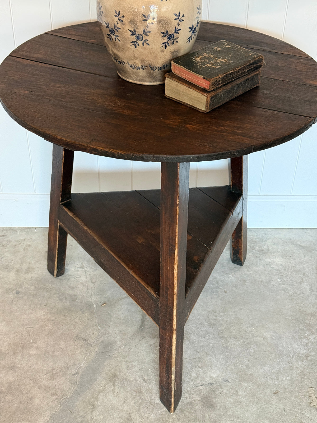 Antique English Cricket Table