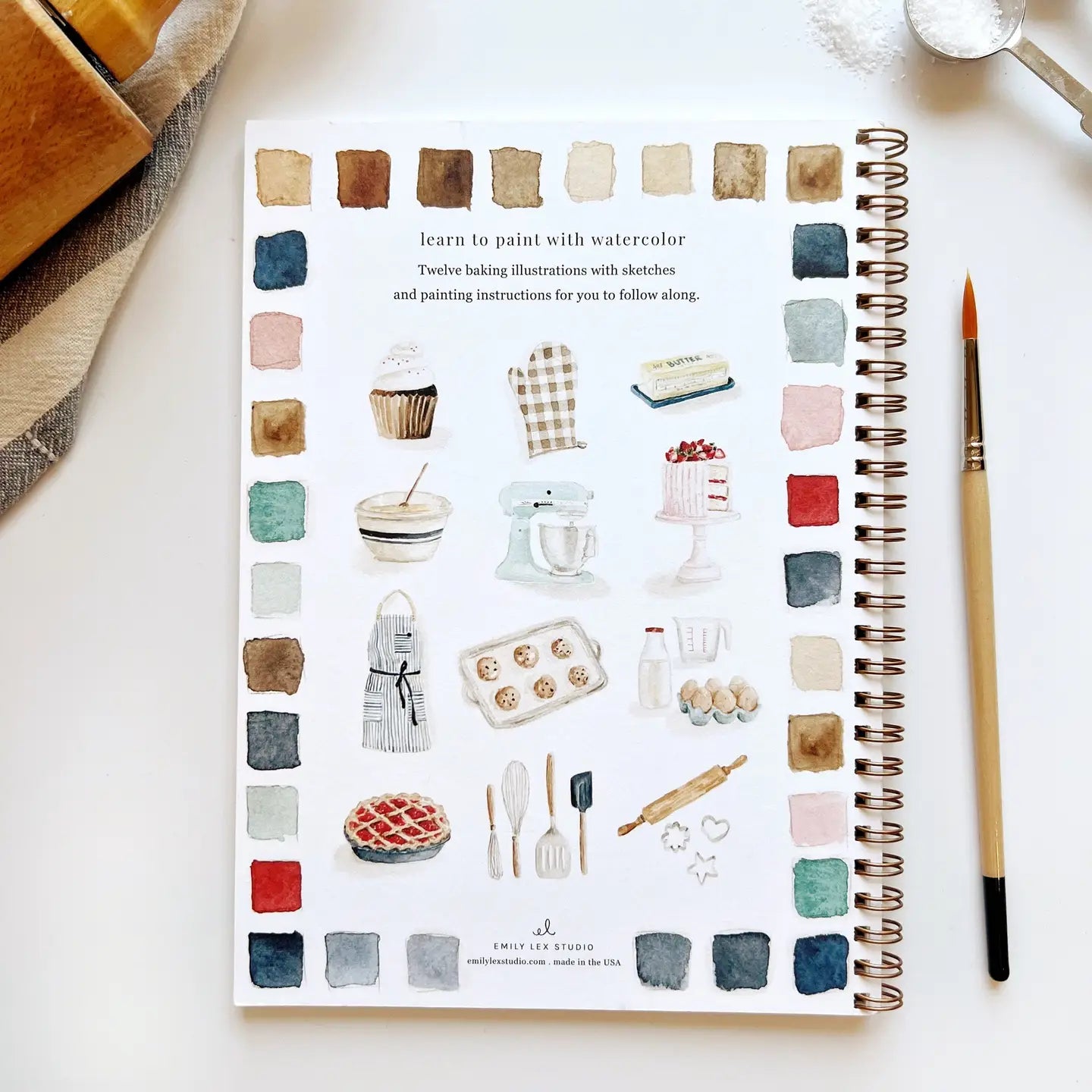 Watercolor Workbooks by Emily Lex