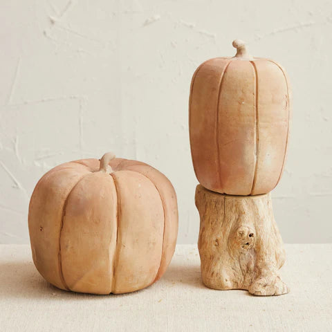 Handmade Terra-cotta Pumpkin