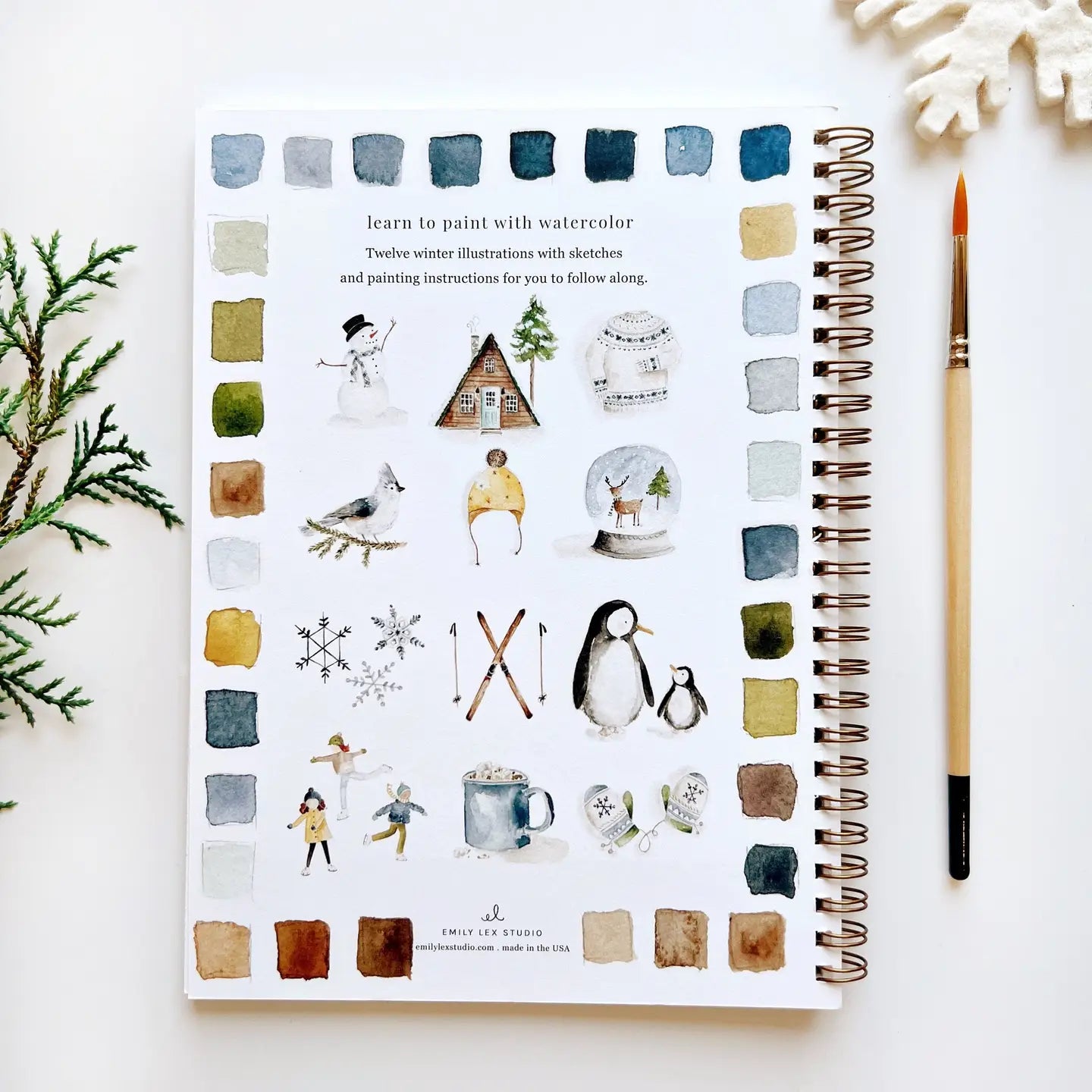 Watercolor Workbooks by Emily Lex