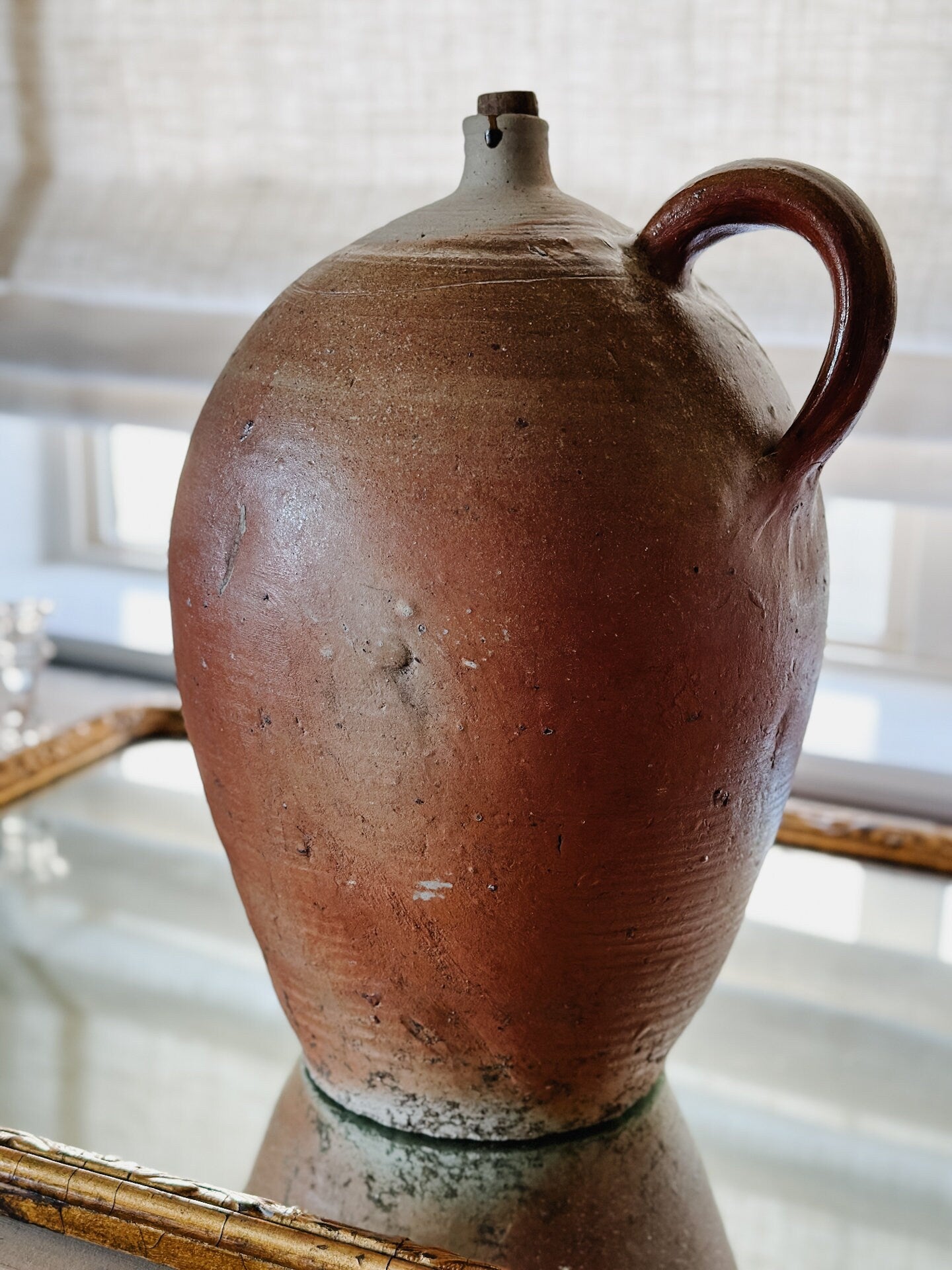 Antique French Provincial Earthenware Jugs and Pots